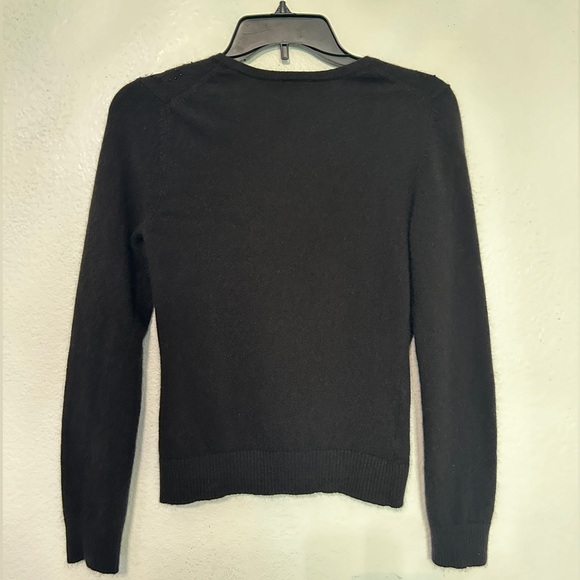 Ann Taylor Black Cardigan with Beaded Accents size:S - Picture 3 of 9